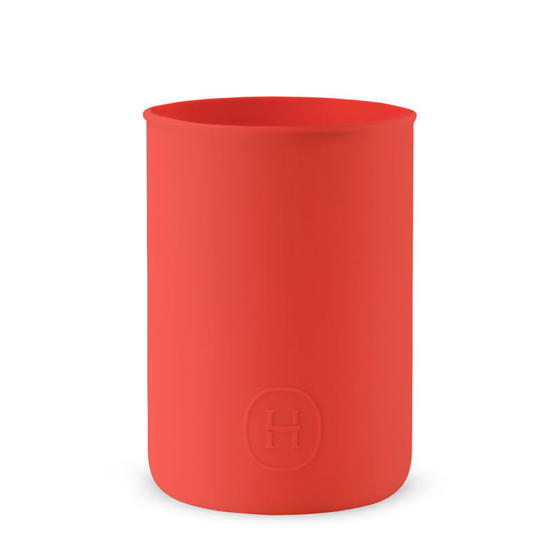 Silicone sleeve- Imperial Red, HYDY - Water bottles, 18/8 (304) Stainless Steel, BPA Free, Reusable