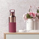 Pink Gold-Wine Red 16 Oz, HYDY - Water bottles, 18/8 (304) Stainless Steel, BPA Free, Reusable