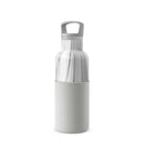 White Marble-Cloudy Grey 16 Oz, HYDY - Water bottles, 18/8 (304) Stainless Steel, BPA Free, Reusable