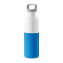 White-Blue 20 Oz, HYDY - Water bottles, 18/8 (304) Stainless Steel, BPA Free, Reusable